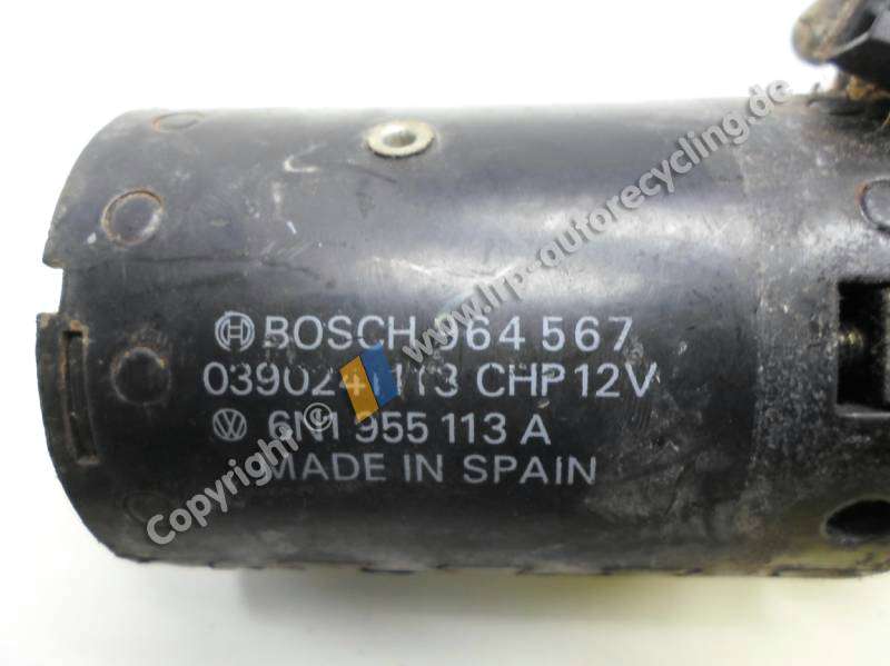 VW Polo 6N original Wischermotor vorn 0390241113 BJ1995